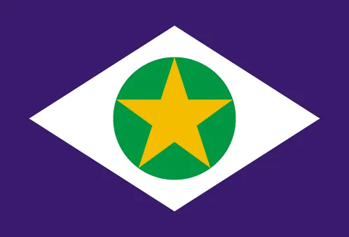 Bandeira do Estado Mato Grosso - MT