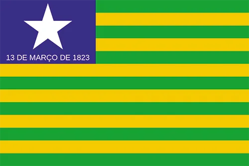 Bandeira do Estado Piauí - PI